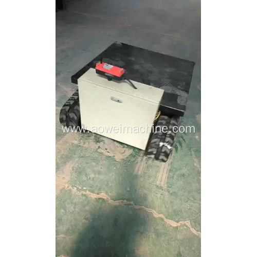 Remote control rubber track robotr chassis undercarriage system